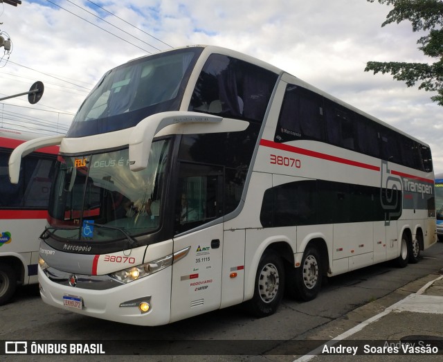 Transpen Transporte Coletivo e Encomendas 38070 na cidade de São Paulo, São Paulo, Brasil, por Andrey  Soares Vassão. Número da foto: #10545855.