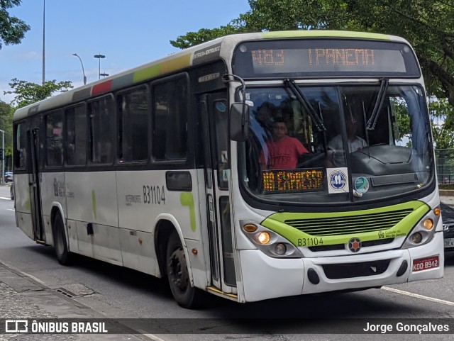 Viação VG B31104 na cidade de Rio de Janeiro, Rio de Janeiro, Brasil, por Jorge Gonçalves. ID da foto: 10548453.