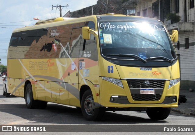 Carvalho Tur Transportes e Turismo 03 na cidade de Belém, Pará, Brasil, por Fabio Soares. ID da foto: 10548465.