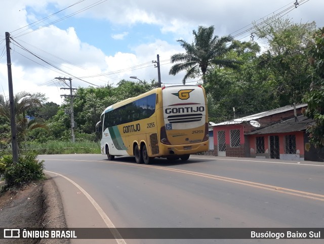 Empresa Gontijo de Transportes 21255 na cidade de Ituberá, Bahia, Brasil, por Busólogo Baixo Sul. Número da foto: #10547479.
