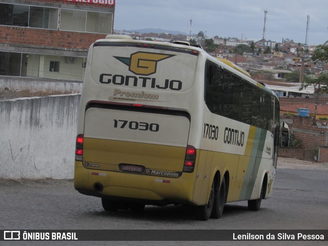 Empresa Gontijo de Transportes 17030 na cidade de Caruaru, Pernambuco, Brasil, por Lenilson da Silva Pessoa. ID da foto: 10546353.