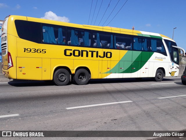 Empresa Gontijo de Transportes 19365 na cidade de Nova Iguaçu, Rio de Janeiro, Brasil, por Augusto César. ID da foto: 10546240.