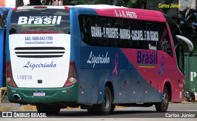 Trans Brasil > TCB - Transporte Coletivo Brasil 110210 na cidade de Goiânia, Goiás, Brasil, por Carlos Júnior. ID da foto: 10546410.