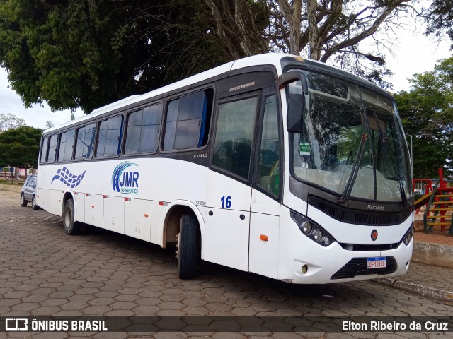 JMR Transportes 16 na cidade de Carrancas, Minas Gerais, Brasil, por Elton Ribeiro da Cruz. ID da foto: 10552461.