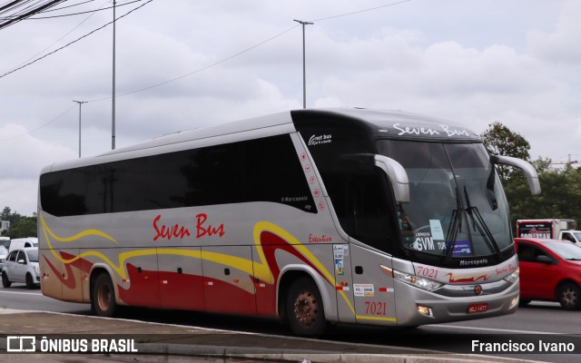 Seven Bus 7021 na cidade de São Paulo, São Paulo, Brasil, por Francisco Ivano. Número da foto: #10551390.