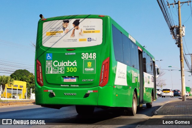 Expresso Caribus Transportes 3048 na cidade de Cuiabá, Mato Grosso, Brasil, por Leon Gomes. Número da foto: #10551673.