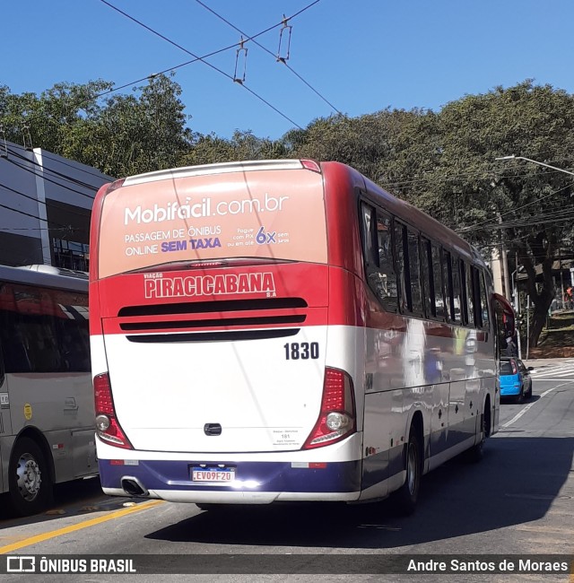 Viação Piracicabana 1830 na cidade de São Paulo, São Paulo, Brasil, por Andre Santos de Moraes. Número da foto: #10551714.