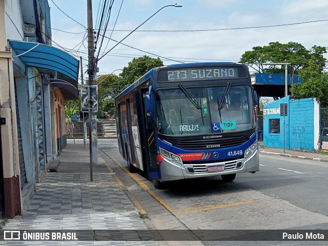 Radial Transporte Coletivo 41.649 na cidade de Suzano, São Paulo, Brasil, por Paulo Mota. ID da foto: 10550860.