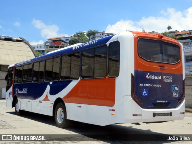 Viação Ideal B28517 na cidade de Rio de Janeiro, Rio de Janeiro, Brasil, por João Silva. ID da foto: 10551741.