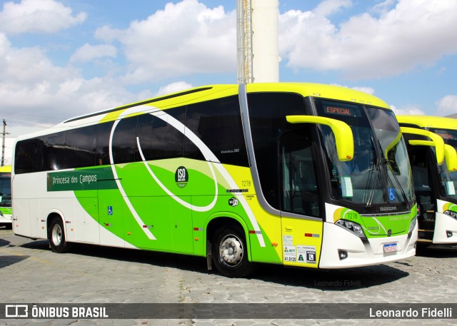 Expresso Princesa dos Campos 7278 na cidade de São Paulo, São Paulo, Brasil, por Leonardo Fidelli. ID da foto: 10552128.