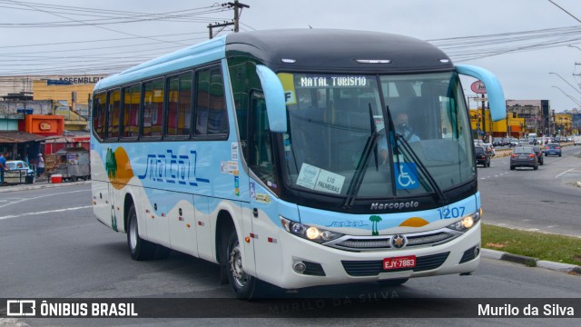 Transportadora Turística Natal 1207 na cidade de Suzano, São Paulo, Brasil, por Murilo da Silva. ID da foto: 10549456.