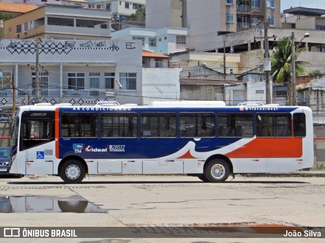 Viação Ideal B28517 na cidade de Rio de Janeiro, Rio de Janeiro, Brasil, por João Silva. ID da foto: 10551721.