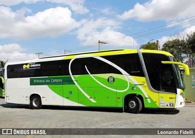 Expresso Princesa dos Campos 7286 na cidade de São Paulo, São Paulo, Brasil, por Leonardo Fidelli. ID da foto: 10552155.