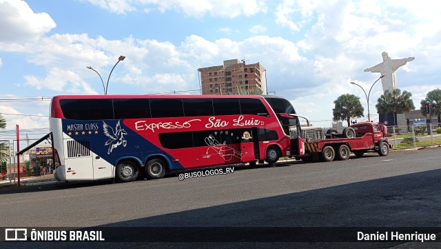 Expresso São Luiz 8080 na cidade de Rio Verde, Goiás, Brasil, por Daniel Henrique. Número da foto: #10551833.