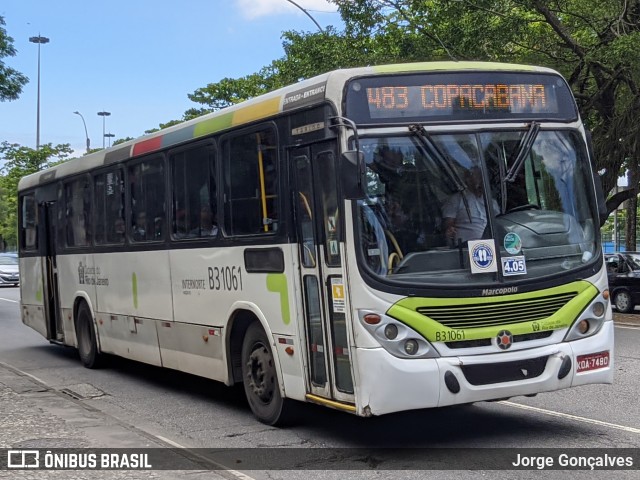 Viação VG B31061 na cidade de Rio de Janeiro, Rio de Janeiro, Brasil, por Jorge Gonçalves. Número da foto: #10550939.