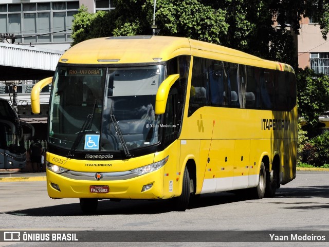 Viação Itapemirim 60057 na cidade de Niterói, Rio de Janeiro, Brasil, por Yaan Medeiros. ID da foto: 10551322.