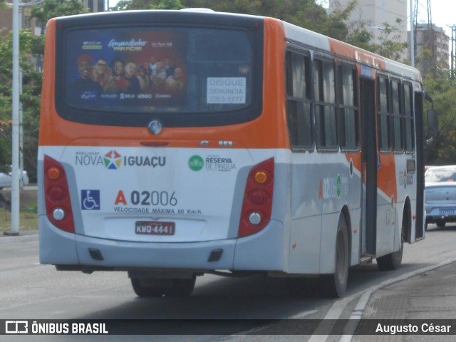 Viação Mirante A02006 na cidade de Nova Iguaçu, Rio de Janeiro, Brasil, por Augusto César. Número da foto: #10550178.