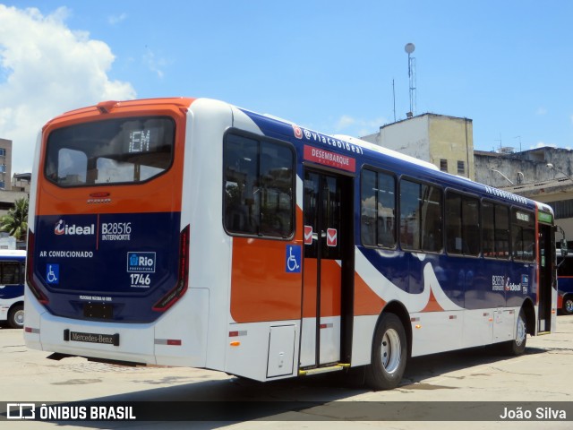 Viação Ideal B28516 na cidade de Rio de Janeiro, Rio de Janeiro, Brasil, por João Silva. Número da foto: #10551109.