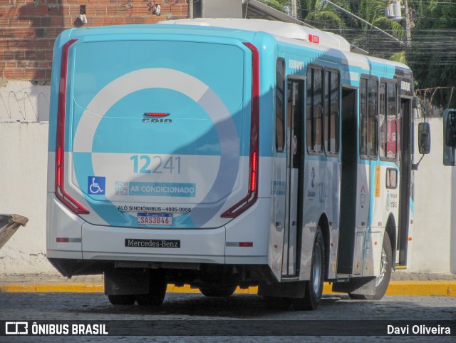 Auto Viação São José 12241 na cidade de Fortaleza, Ceará, Brasil, por Davi Oliveira. ID da foto: 10551282.