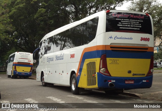 Expresso Mundial 3400 na cidade de Cubatão, São Paulo, Brasil, por Moiséis Inácio. Número da foto: #10551491.