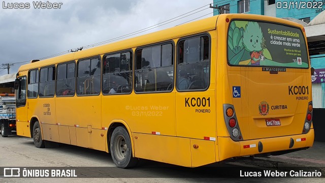 Viação Tamandaré KC001 na cidade de Curitiba, Paraná, Brasil, por Lucas Weber Calizario. Número da foto: #10552991.