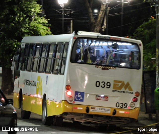 Empresa Metropolitana 039 na cidade de Recife, Pernambuco, Brasil, por Igor Felipe. Número da foto: #10552624.