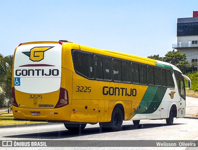 Empresa Gontijo de Transportes 3225 na cidade de Belo Horizonte, Minas Gerais, Brasil, por Welisson  Oliveira. ID da foto: 10554284.