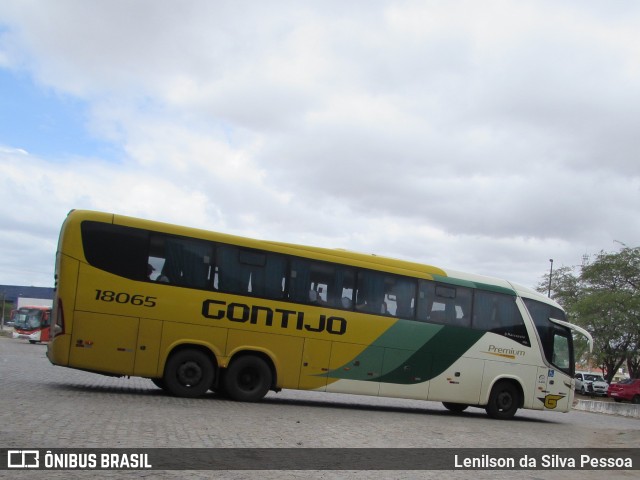 Empresa Gontijo de Transportes 18065 na cidade de Caruaru, Pernambuco, Brasil, por Lenilson da Silva Pessoa. ID da foto: 10553181.