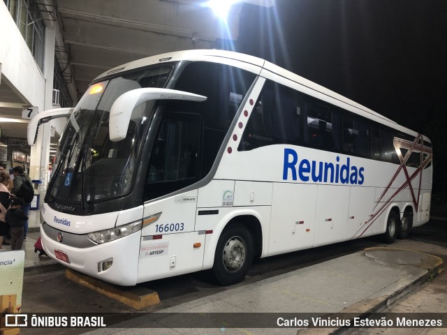 Empresa Reunidas Paulista de Transportes 166003 na cidade de Araçatuba, São Paulo, Brasil, por Carlos Vinicius Estevão Menezes. Número da foto: #10553615.
