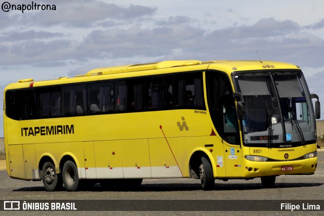 Viação Itapemirim 8801 na cidade de Vitória da Conquista, Bahia, Brasil, por Filipe Lima. Número da foto: #10554917.