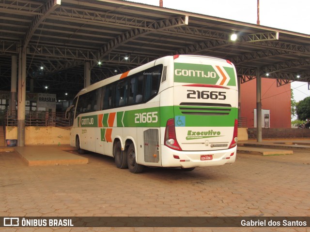 Empresa Gontijo de Transportes 21665 na cidade de Porto Nacional, Tocantins, Brasil, por Gabriel dos Santos. ID da foto: 10554438.