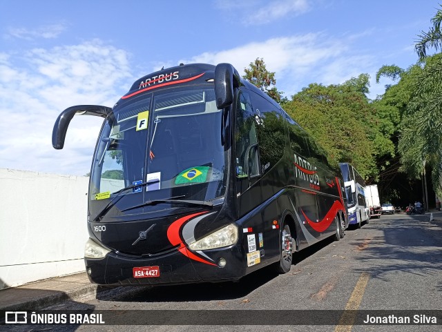 Artbus Turismo 1600 na cidade de Caldas Novas, Goiás, Brasil, por Jonathan Silva. ID da foto: 10553116.