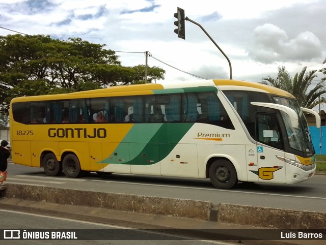 Empresa Gontijo de Transportes 18275 na cidade de Serra, Espírito Santo, Brasil, por Luís Barros. ID da foto: 10553566.