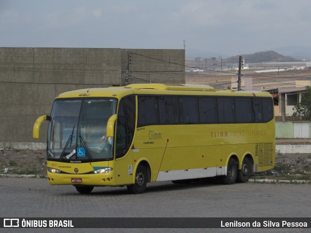 Viação Itapemirim 8651 na cidade de Caruaru, Pernambuco, Brasil, por Lenilson da Silva Pessoa. ID da foto: 10553531.