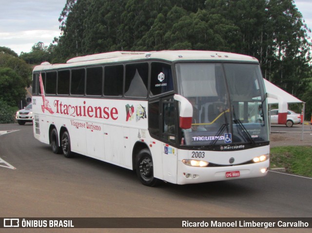 Itaquiense Viagens e Turismo 2003 na cidade de Rio Pardo, Rio Grande do Sul, Brasil, por Ricardo Manoel Limberger Carvalho. Número da foto: #10552835.