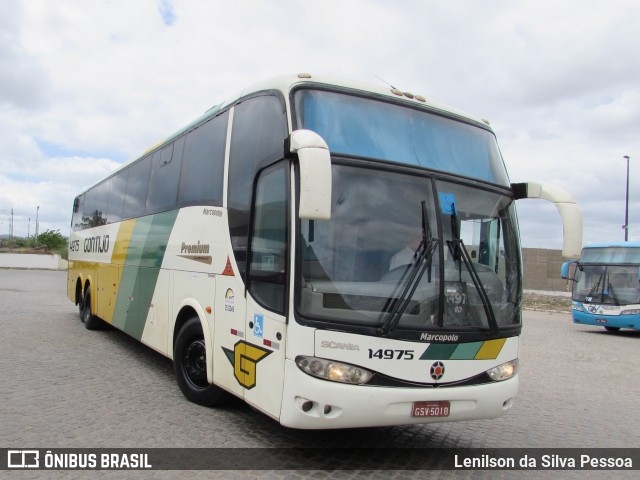 Empresa Gontijo de Transportes 14975 na cidade de Caruaru, Pernambuco, Brasil, por Lenilson da Silva Pessoa. ID da foto: 10553184.