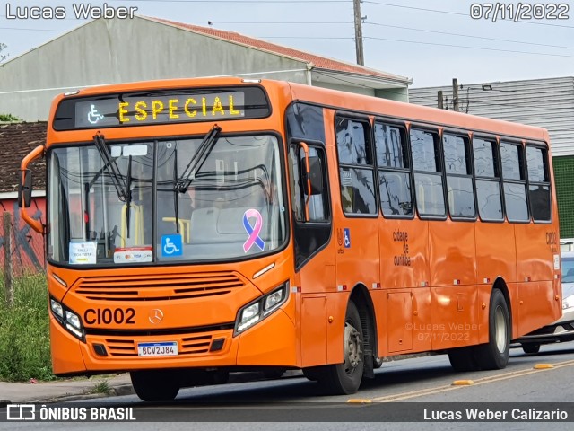 Auto Viação Santo Antônio CI002 na cidade de Curitiba, Paraná, Brasil, por Lucas Weber Calizario. ID da foto: 10553000.