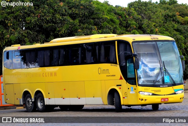 Viação Itapemirim 8867 na cidade de Vitória da Conquista, Bahia, Brasil, por Filipe Lima. ID da foto: 10554966.