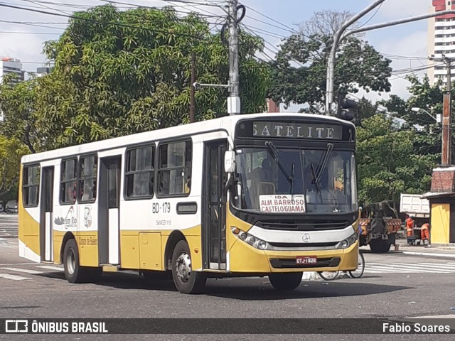 Belém Rio Transportes BD-179 na cidade de Belém, Pará, Brasil, por Fabio Soares. ID da foto: 10552568.