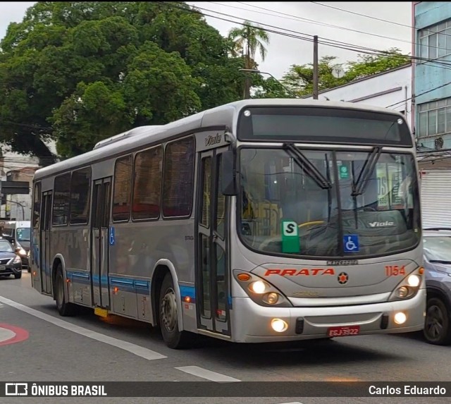 Expresso de Prata 1154 na cidade de Santos, São Paulo, Brasil, por Carlos Eduardo. Número da foto: #10554970.