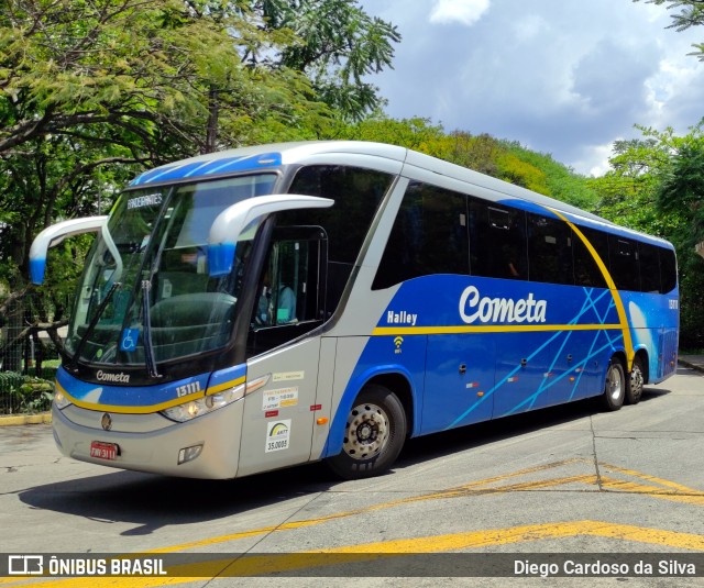 Viação Cometa 13111 na cidade de São Paulo, São Paulo, Brasil, por Diego Cardoso da Silva. ID da foto: 10554049.