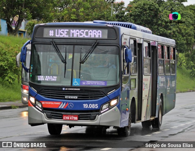 Transportes Capellini 19.085 na cidade de Campinas, São Paulo, Brasil, por Sérgio de Sousa Elias. Número da foto: #10554687.