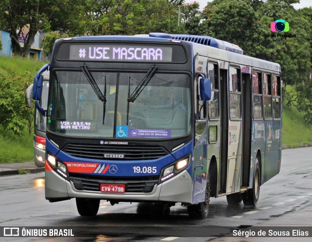 Transportes Capellini 19.085 na cidade de Campinas, São Paulo, Brasil, por Sérgio de Sousa Elias. ID da foto: 10554687.