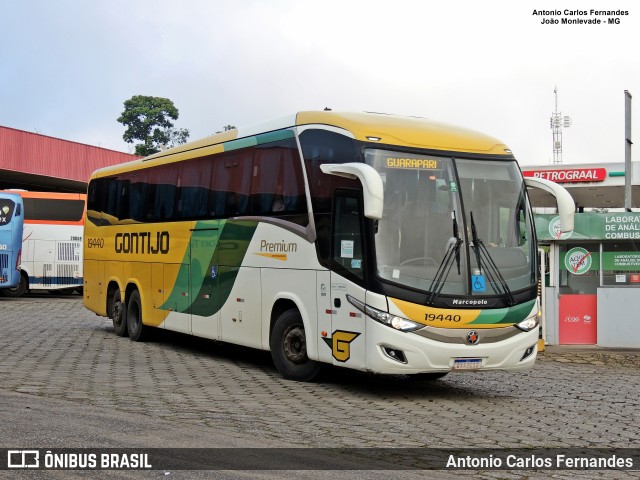Empresa Gontijo de Transportes 19440 na cidade de João Monlevade, Minas Gerais, Brasil, por Antonio Carlos Fernandes. Número da foto: #10554248.