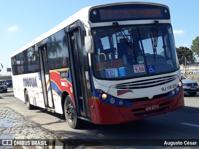 Transportadora Tinguá RJ 156.209 na cidade de Nova Iguaçu, Rio de Janeiro, Brasil, por Augusto César. ID da foto: 10555627.