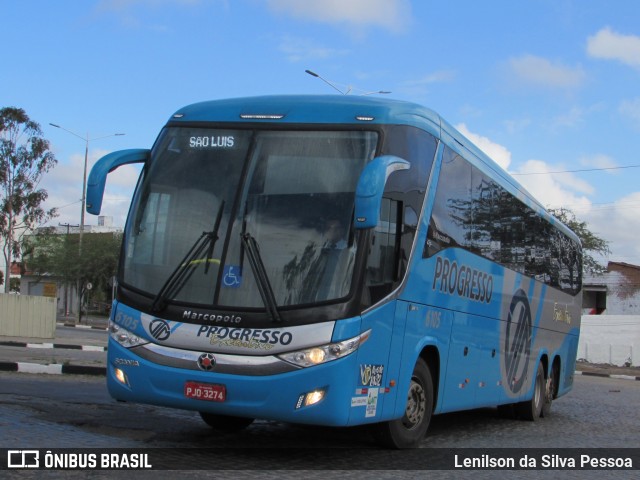 Auto Viação Progresso 6105 na cidade de Caruaru, Pernambuco, Brasil, por Lenilson da Silva Pessoa. ID da foto: 10556142.