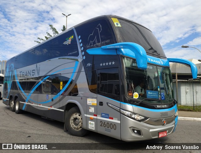 TransNi Transporte e Turismo 26000 na cidade de São Paulo, São Paulo, Brasil, por Andrey  Soares Vassão. Número da foto: #10555757.
