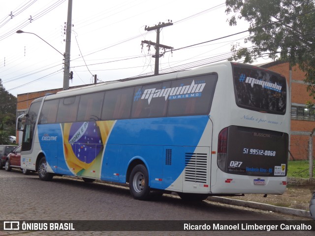 Maiquinho Turismo 027 na cidade de Rio Pardo, Rio Grande do Sul, Brasil, por Ricardo Manoel Limberger Carvalho. Número da foto: #10555962.