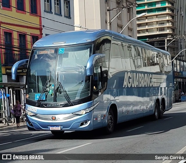 Viação Águia Branca 28010 na cidade de Vitória, Espírito Santo, Brasil, por Sergio Corrêa. Número da foto: #10555515.