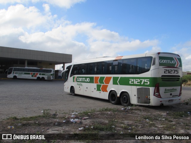 Empresa Gontijo de Transportes 21275 na cidade de Caruaru, Pernambuco, Brasil, por Lenilson da Silva Pessoa. ID da foto: 10556031.